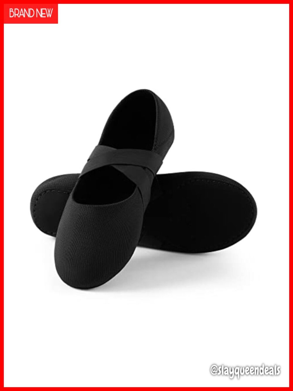 Ballet Shoes for Women Leather Full Sole Arch Support Breathable Dance Shoes